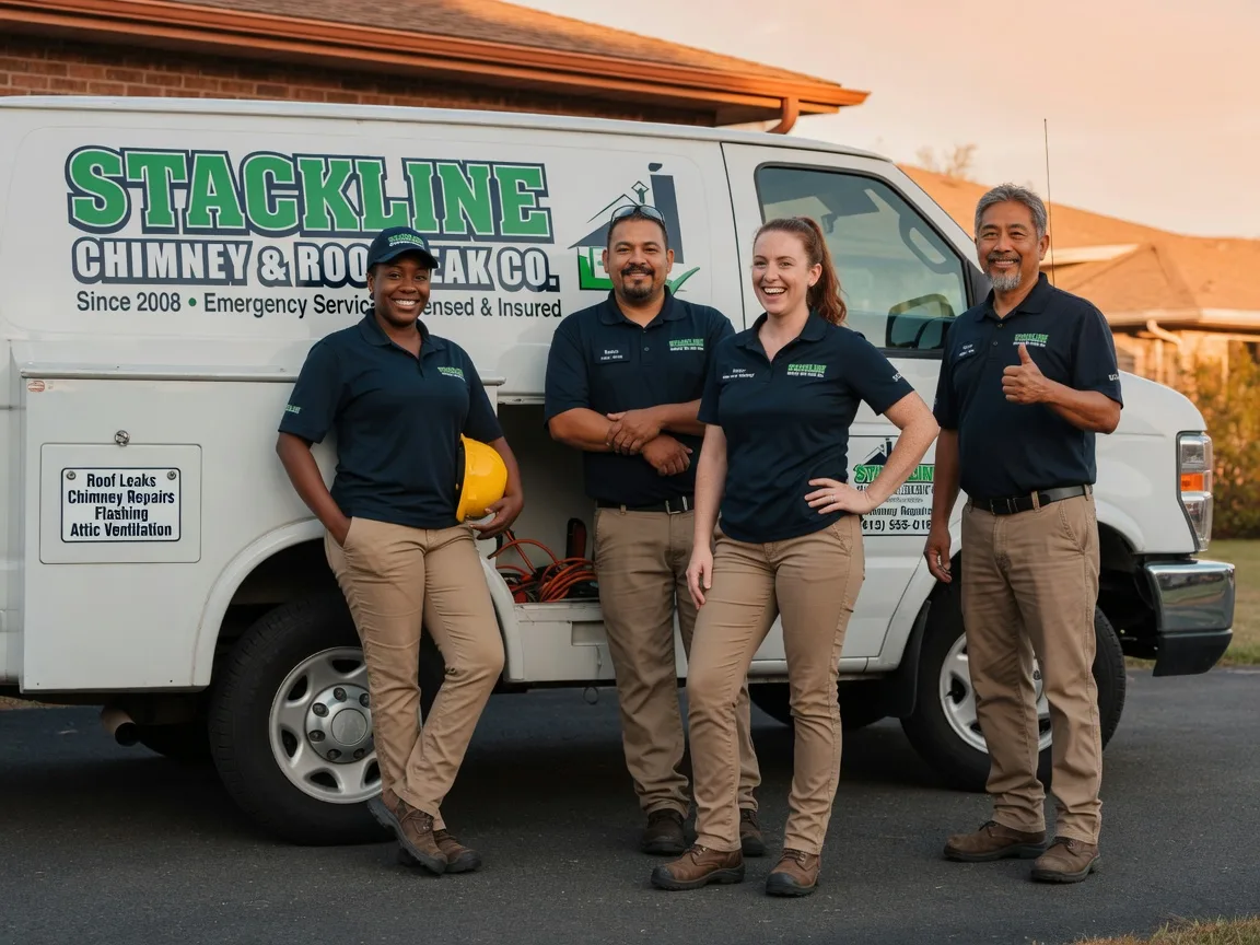 Chimney flashing repair company in Ford, VA